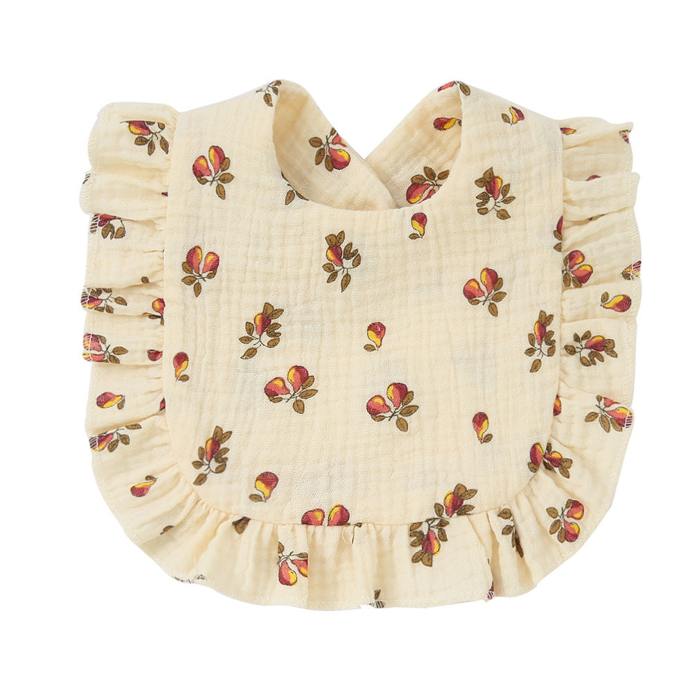 Babies' Printed Cotton Gauze Bib