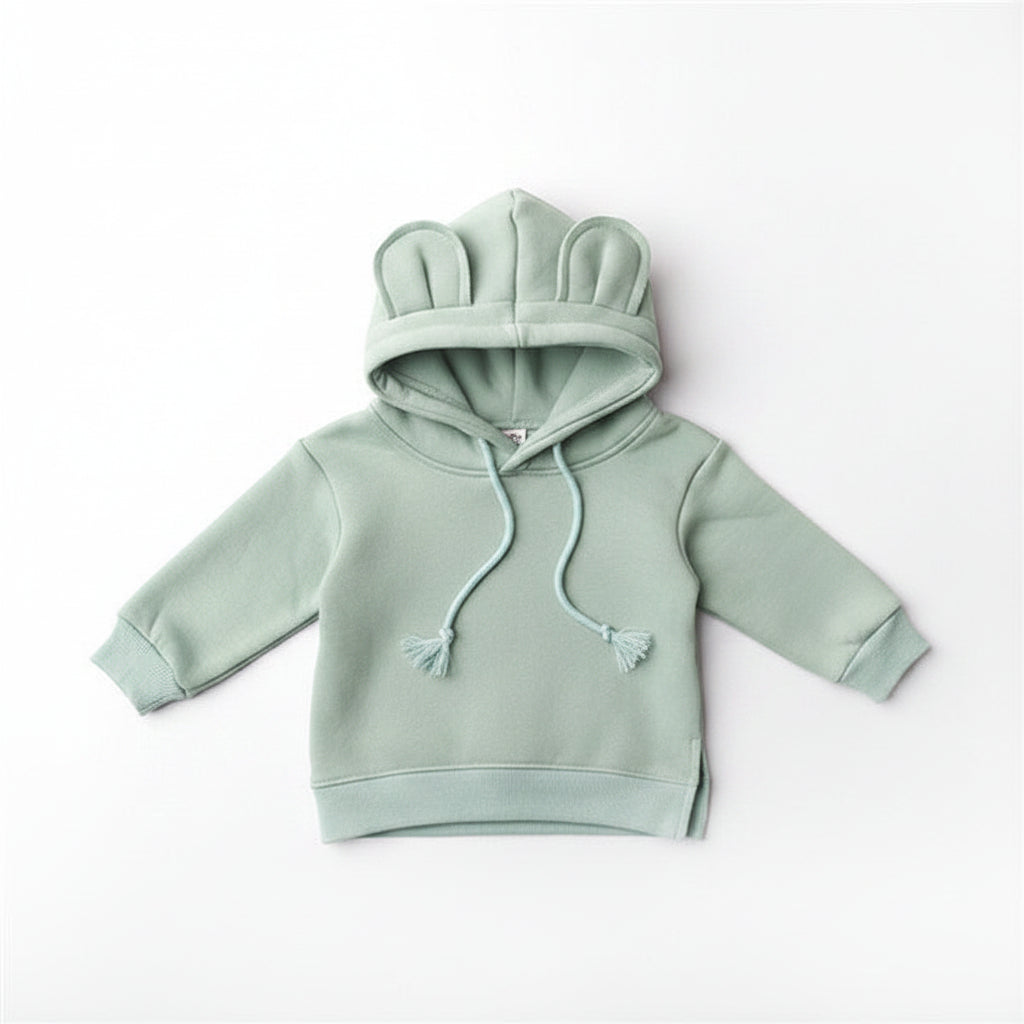 Kids' Hoodie with Cute Ear Design for Babies