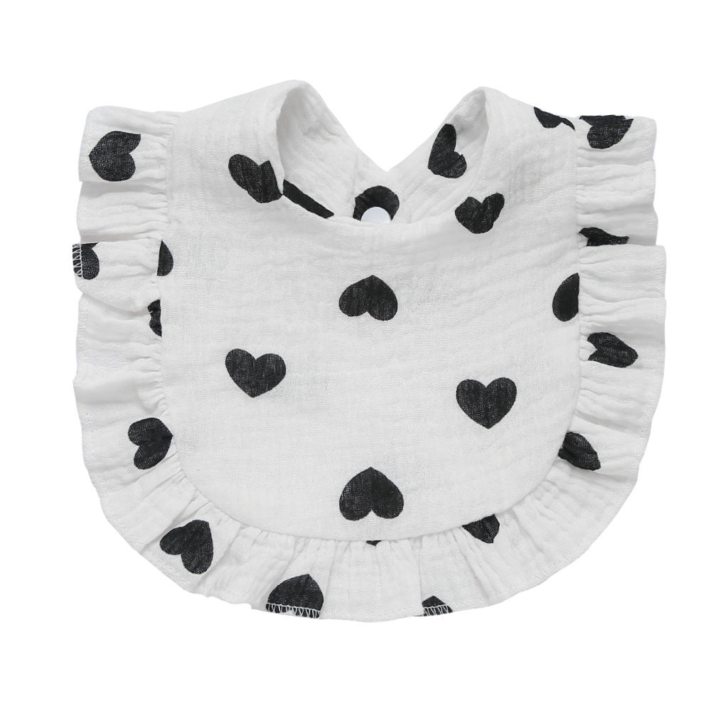 Babies' Printed Cotton Gauze Bib
