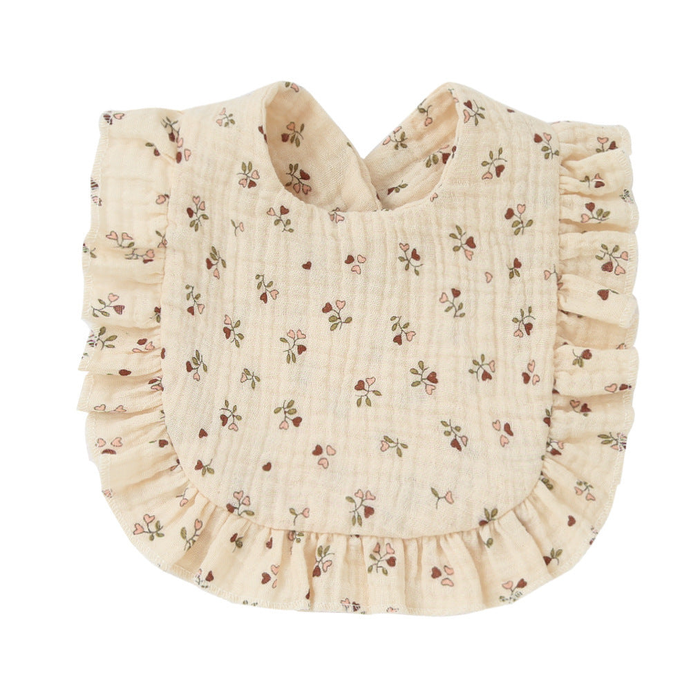 Babies' Printed Cotton Gauze Bib