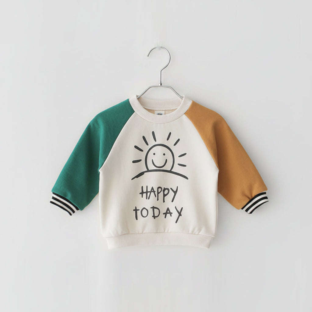 Baby Unisex Long Sleeve T-Shirt | Korean Style | Cotton | Sizes 70–110cm