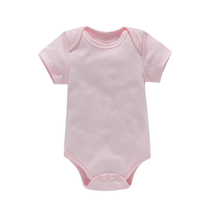 Organic Cotton Baby Romper | Short Sleeve Triangle Bodysuit for Boys & Girls 0-2Y