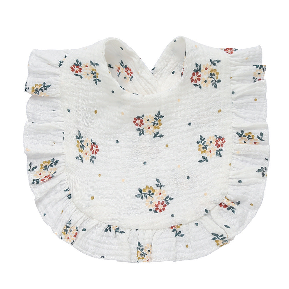 Babies' Printed Cotton Gauze Bib