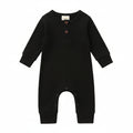Baby Long Sleeve Cotton Bodysuit | Snap Closure | 6 Colors