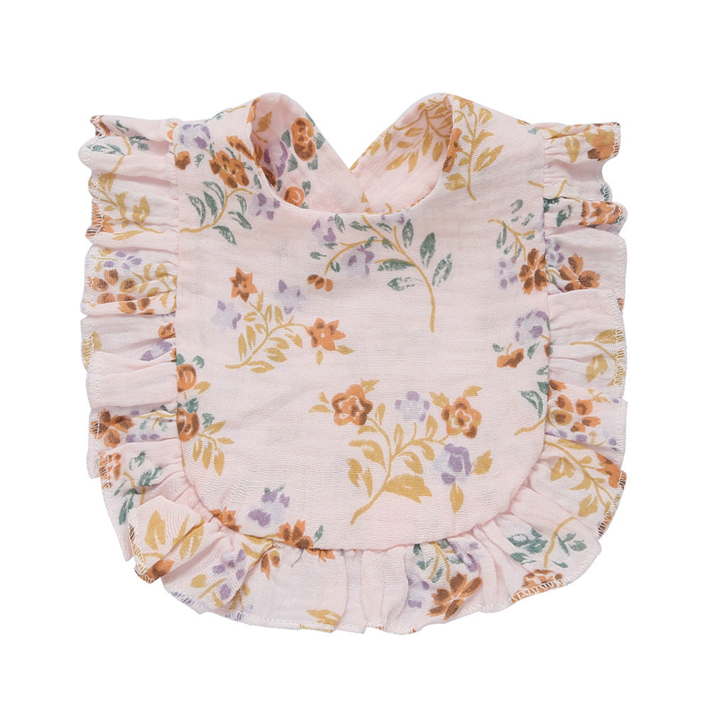 Babies' Printed Cotton Gauze Bib