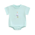 Silly Goose Baby Bubble Romper — Short Sleeve Farm Animal Bodysuit