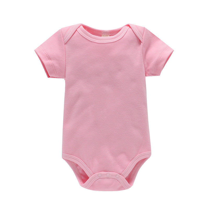 Organic Cotton Baby Romper | Short Sleeve Triangle Bodysuit for Boys & Girls 0-2Y