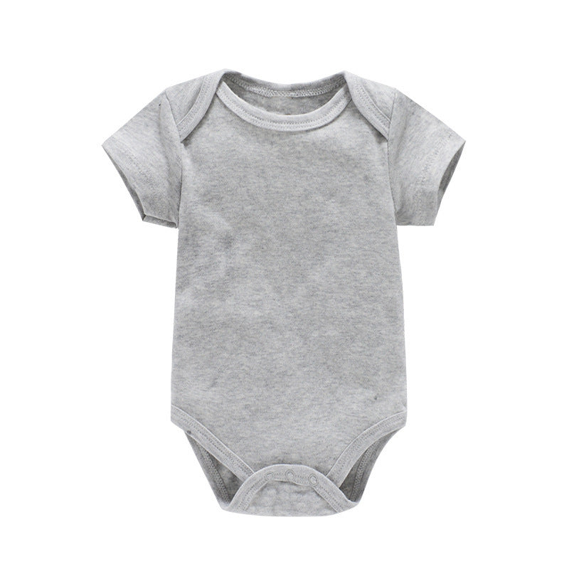 Organic Cotton Baby Romper | Short Sleeve Triangle Bodysuit for Boys & Girls 0-2Y
