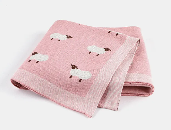Soft Baby Blanket & Windproof Cover | 100% Cotton, 100x80cm