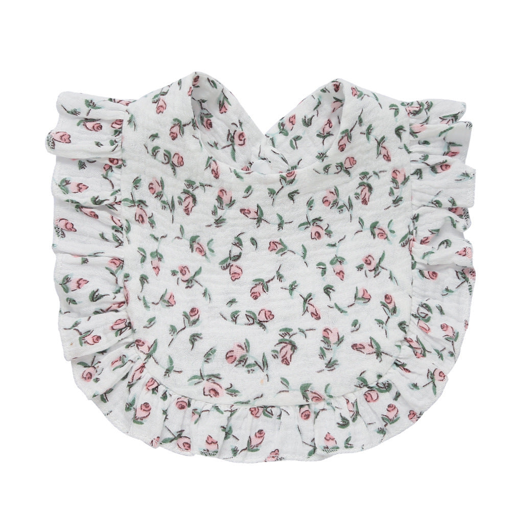Babies' Printed Cotton Gauze Bib