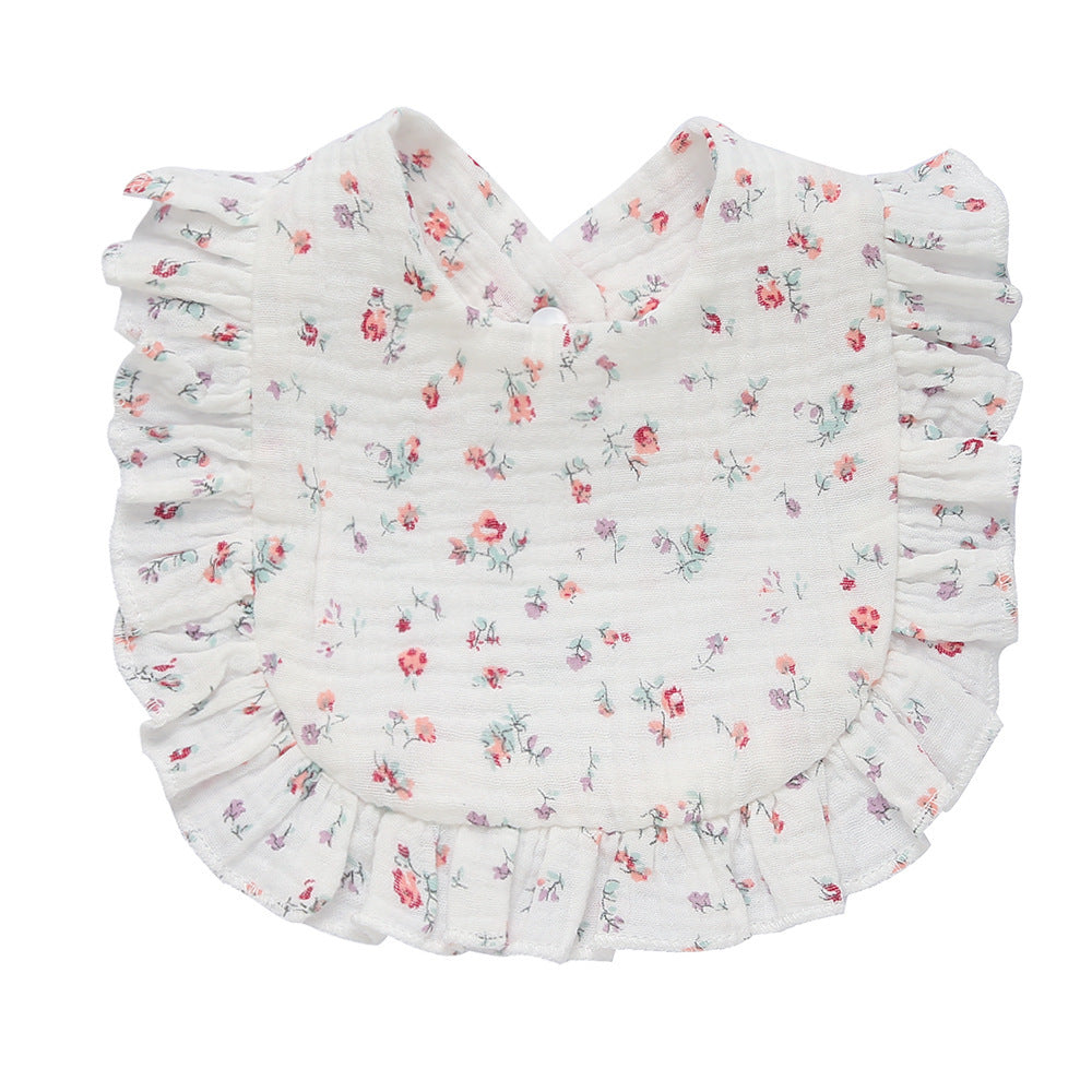 Babies' Printed Cotton Gauze Bib