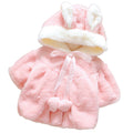 Rabbit Cape Baby Cotton Coat | Warm Outerwear for 1-3 Years | Autumn & Winter