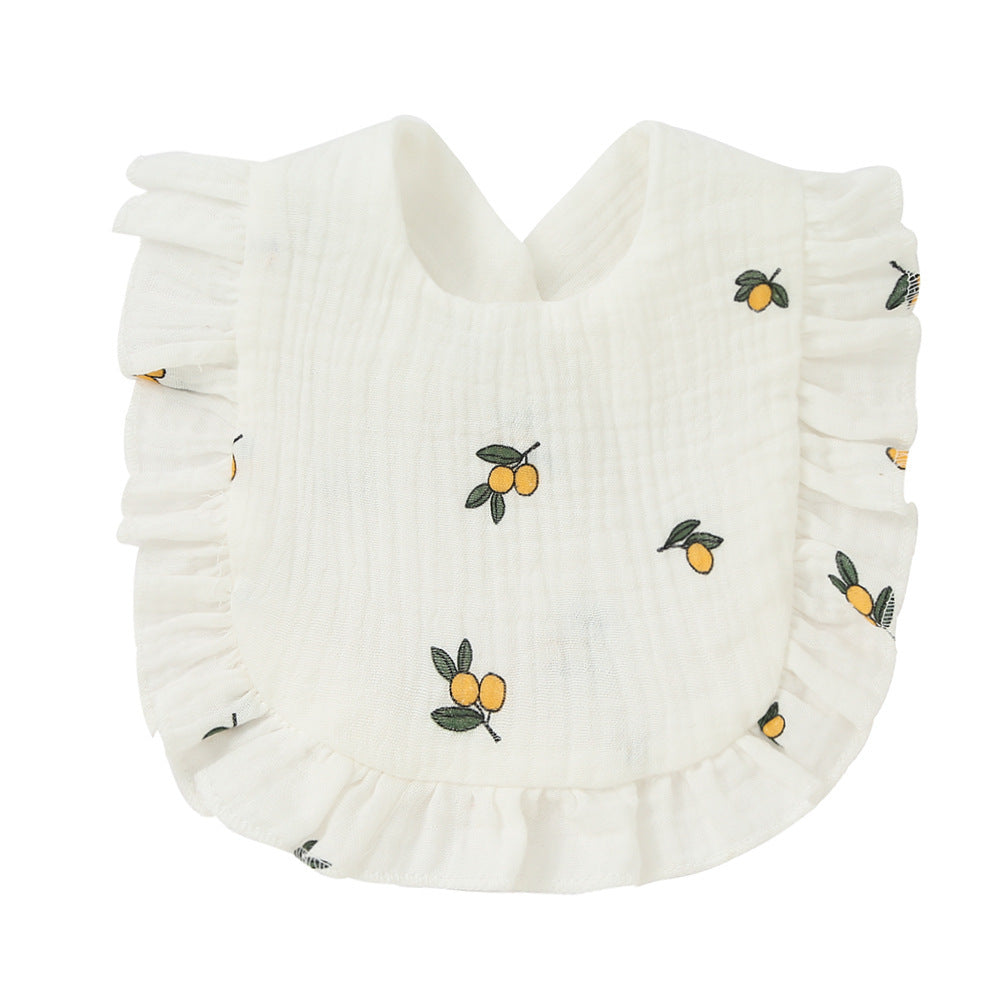 Babies' Printed Cotton Gauze Bib