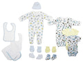 Neutral Newborn Baby Layette Gift Set | 13-Piece Baby Shower Set"
