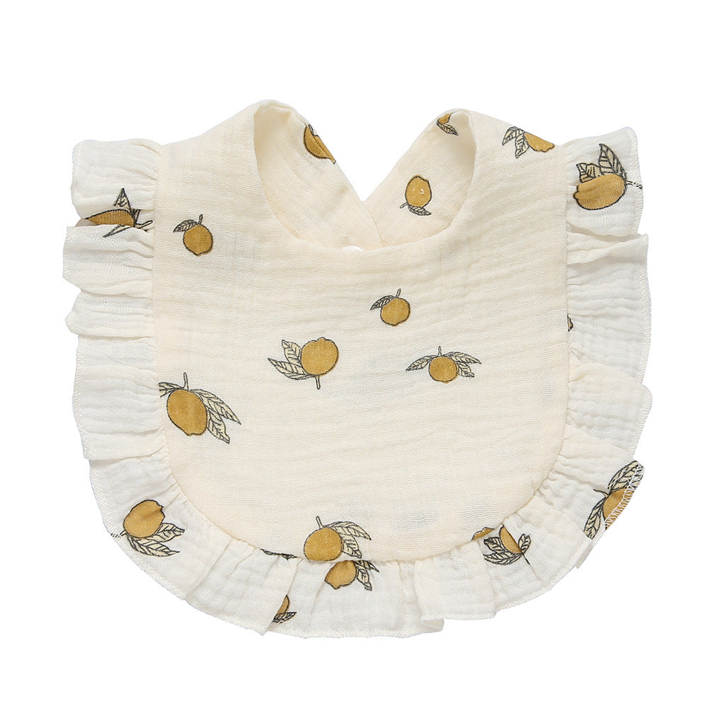 Babies' Printed Cotton Gauze Bib