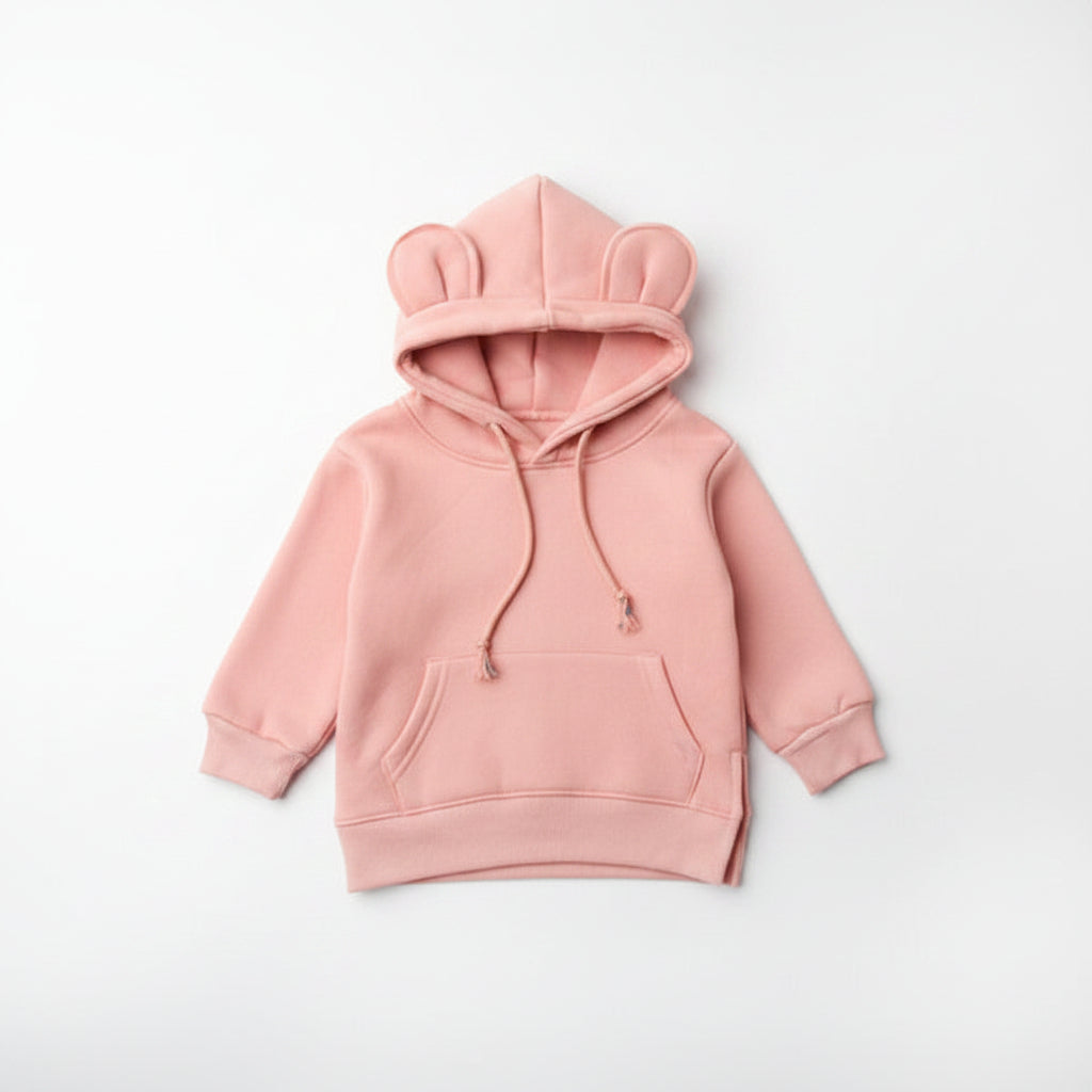 Kids' Hoodie with Cute Ear Design for Babies