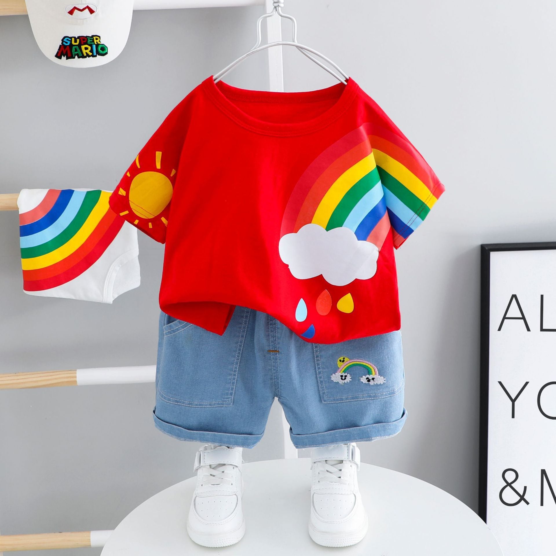 Baby Boy Summer 2-Piece Set | Short Sleeve Top & Shorts (1–3 Years)