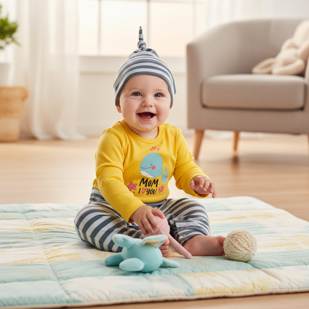 Newborn Cartoon Animal Romper for Babies (Spring/Autumn)