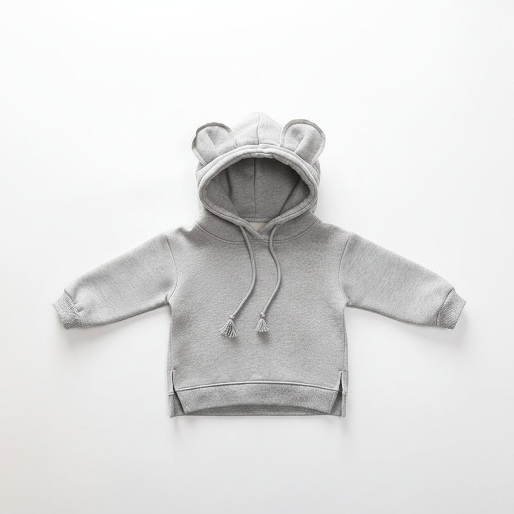 Kids' Hoodie with Cute Ear Design for Babies