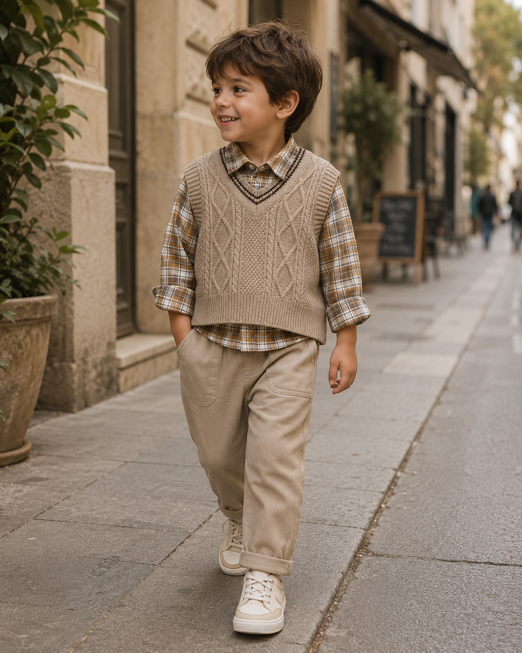 Baby Boys Clothing Set – Soft & Breathable Outfits for Newborns & Toddlers (80–120 cm)