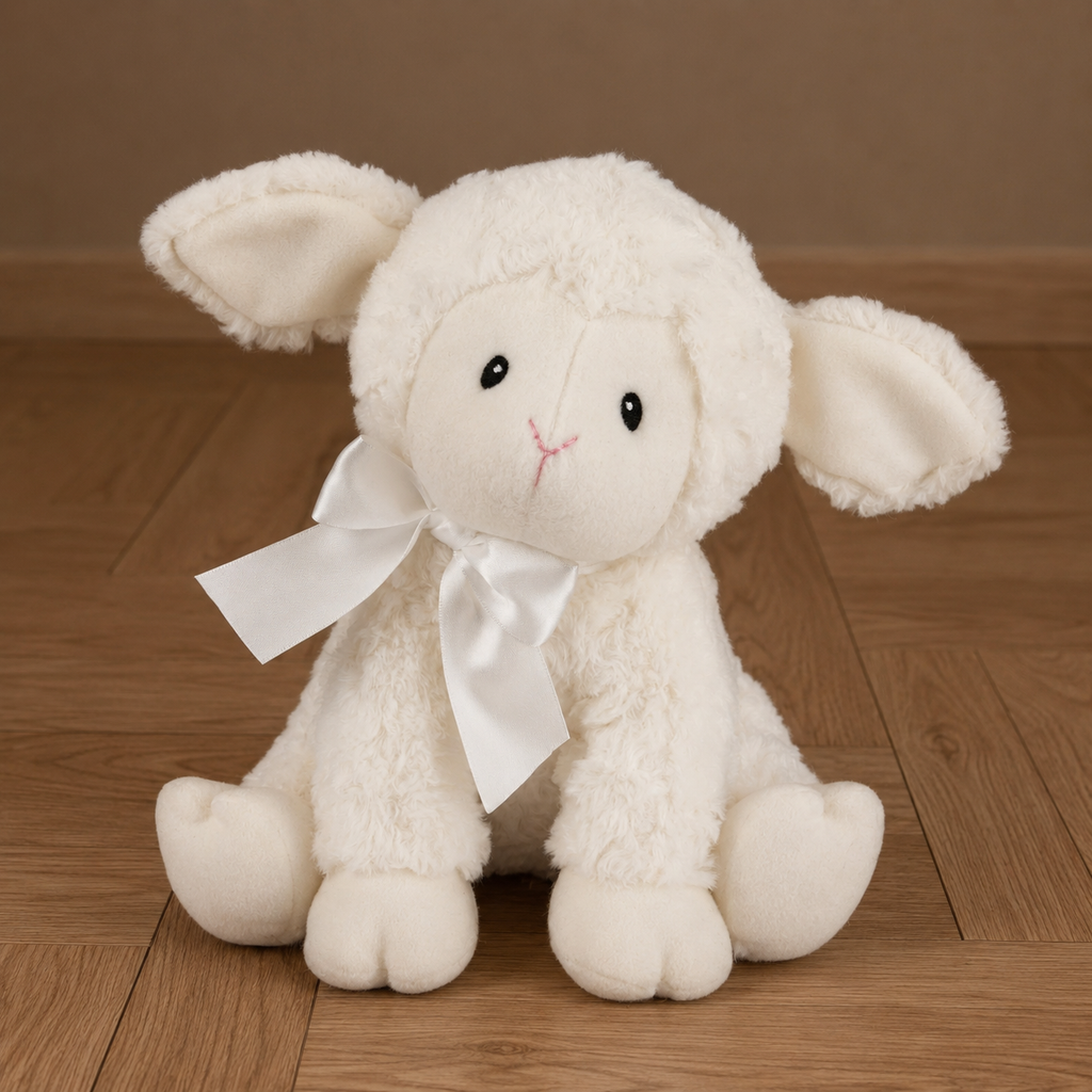 GUND Baby Lena Lamb Musical Plush | Plays Brahms' Lullaby | 10" | Ages 10 Months+
