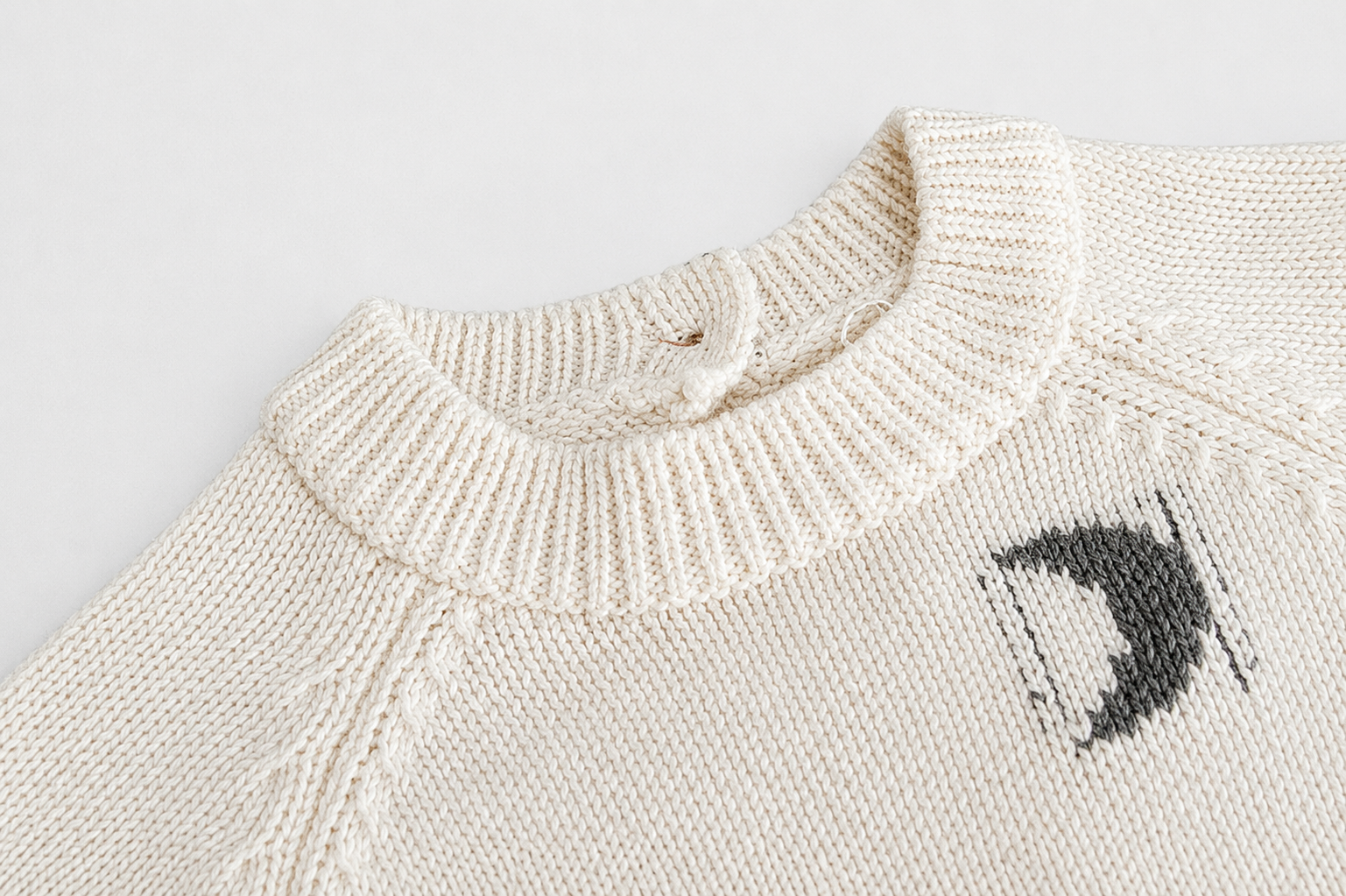 Knitted Cotton Baby Romper | Long-Sleeve Onesie for Babies 3-9 Months
