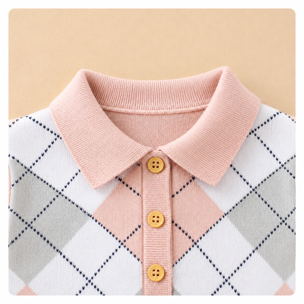 Baby Summer Cotton Set | British Style Short Sleeve Outfit for Boys & Girls