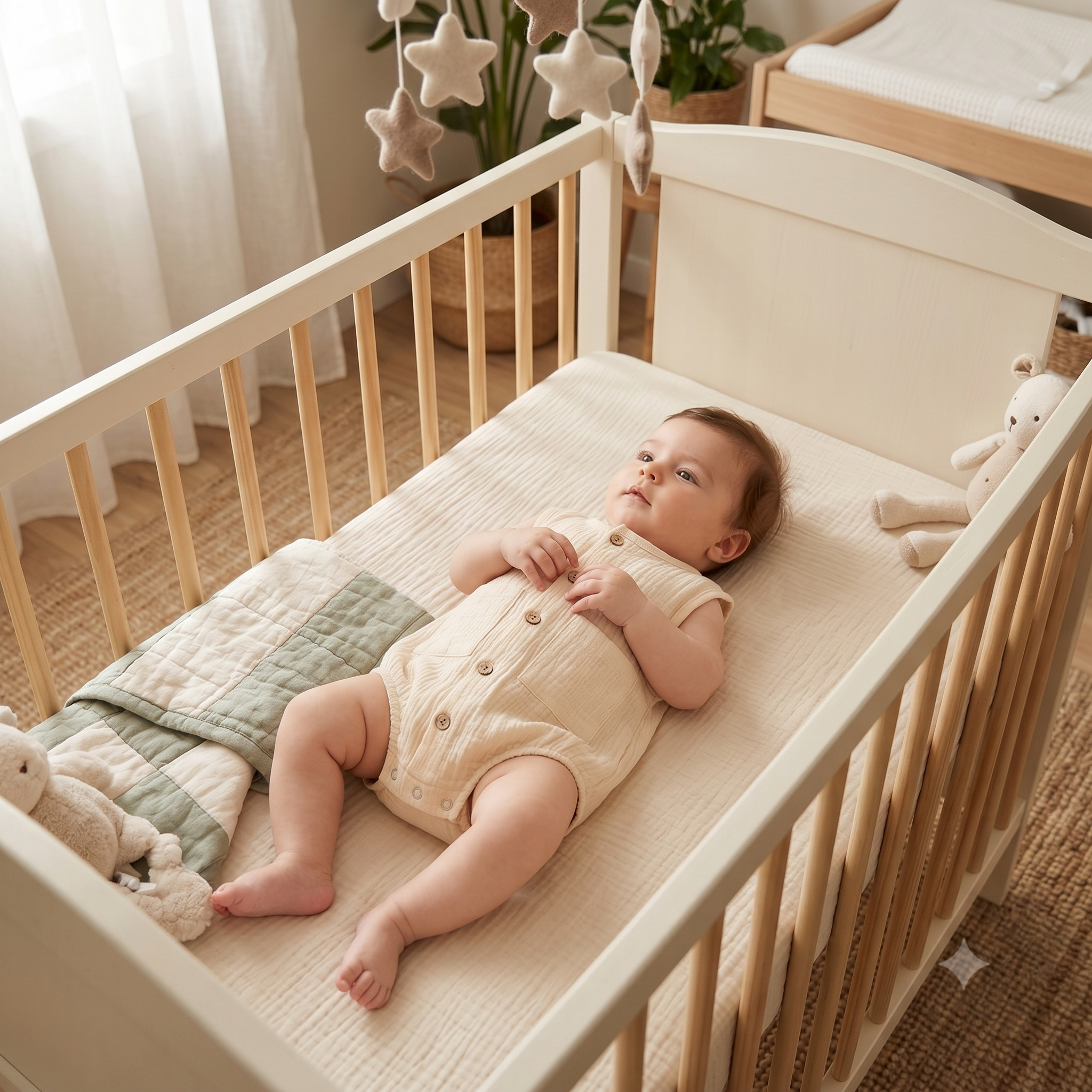 Newborn Baby Sleeveless Romper | Button-Down Tank Jumpsuit