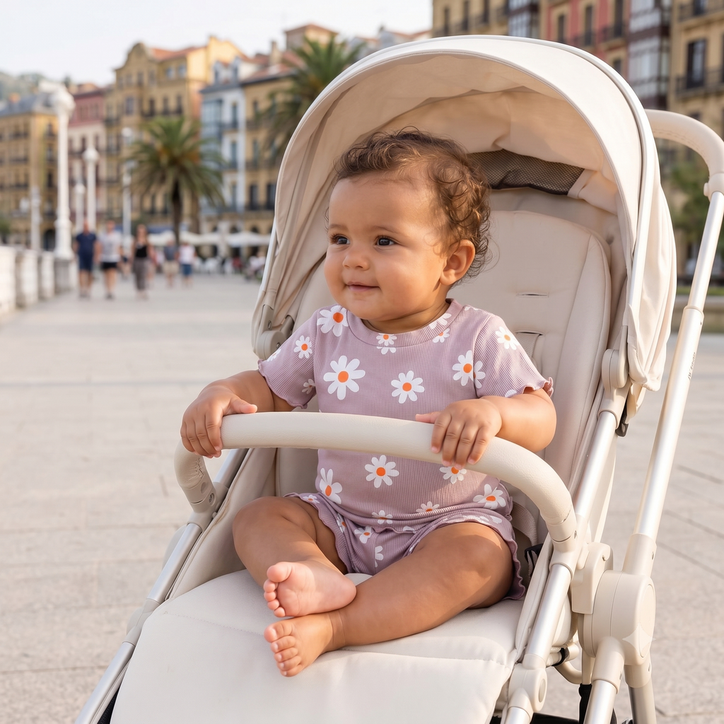 Baby Girl Ribbed Ruffle Top & Shorts Set — 2-Piece Summer Outfit