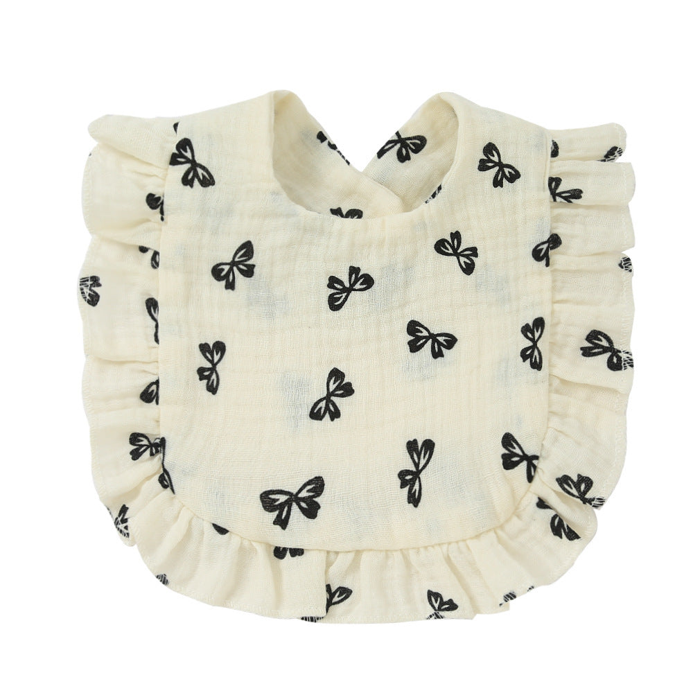 Babies' Printed Cotton Gauze Bib