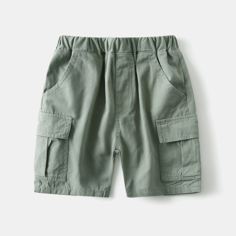 Kids Summer Shorts | Soft Cotton | Ages 3–8 | 4 Colors