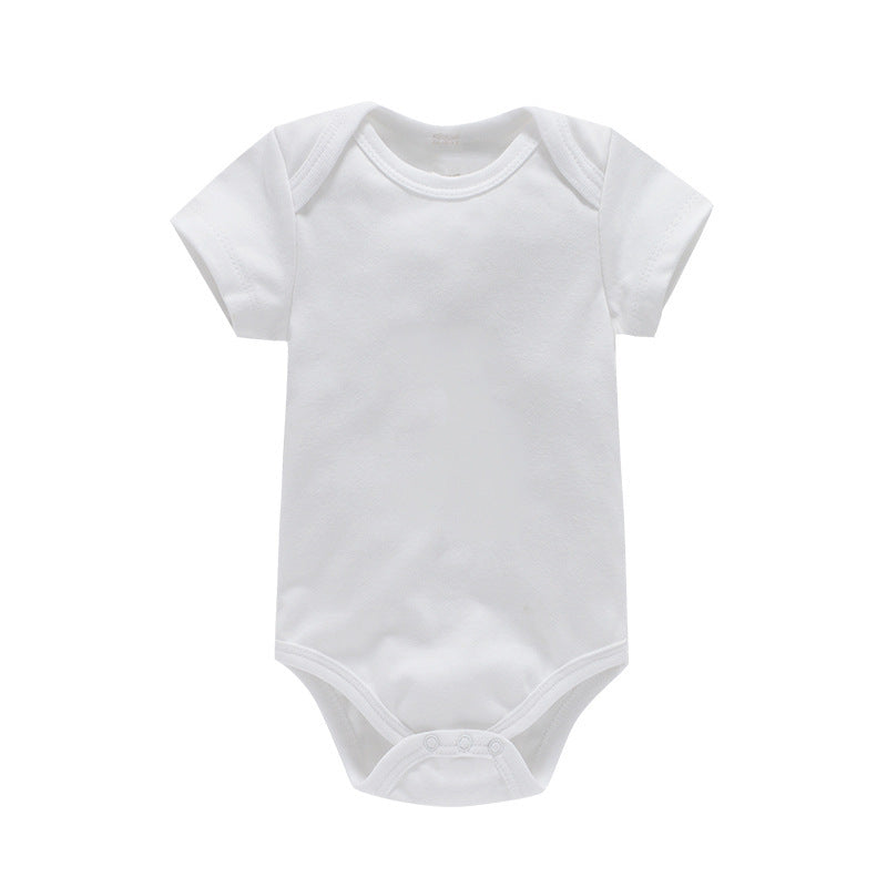 Organic Cotton Baby Romper | Short Sleeve Triangle Bodysuit for Boys & Girls 0-2Y