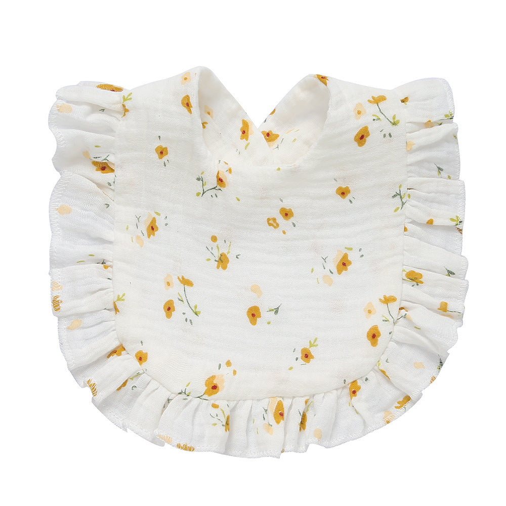 Babies' Printed Cotton Gauze Bib