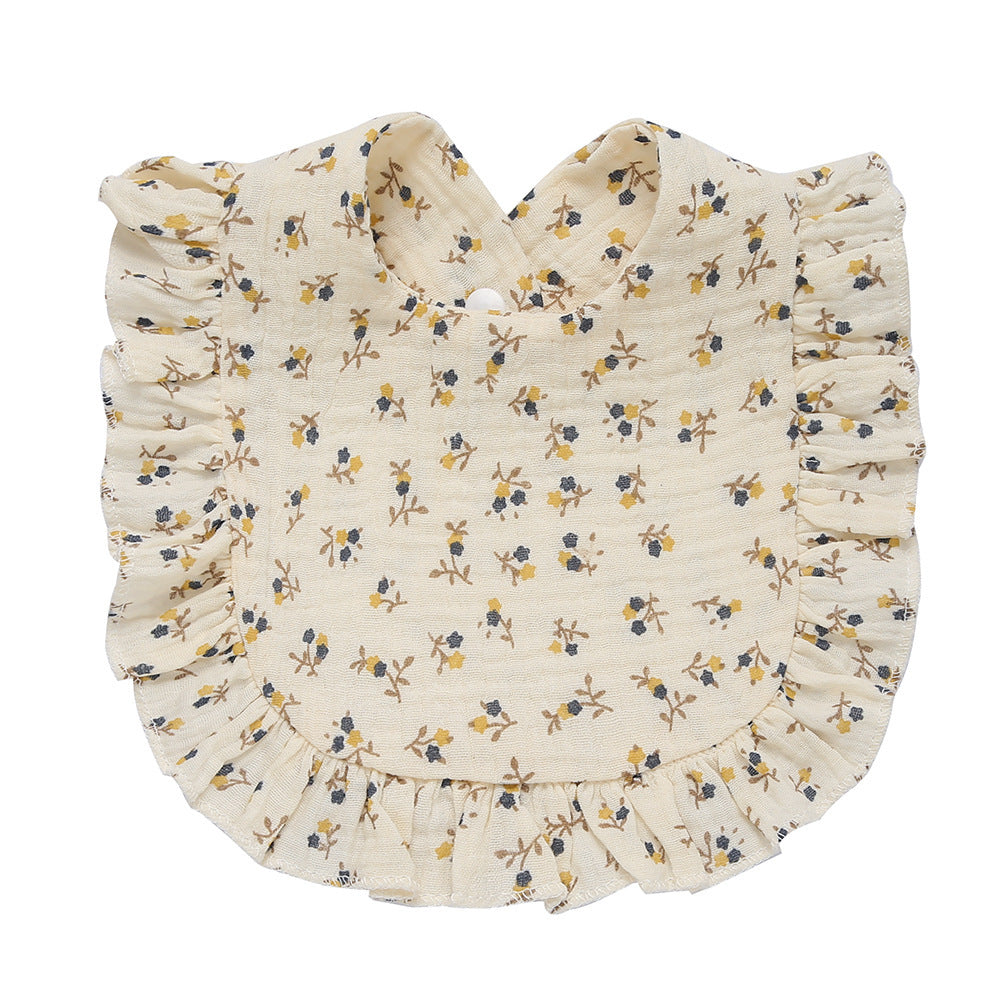 Babies' Printed Cotton Gauze Bib