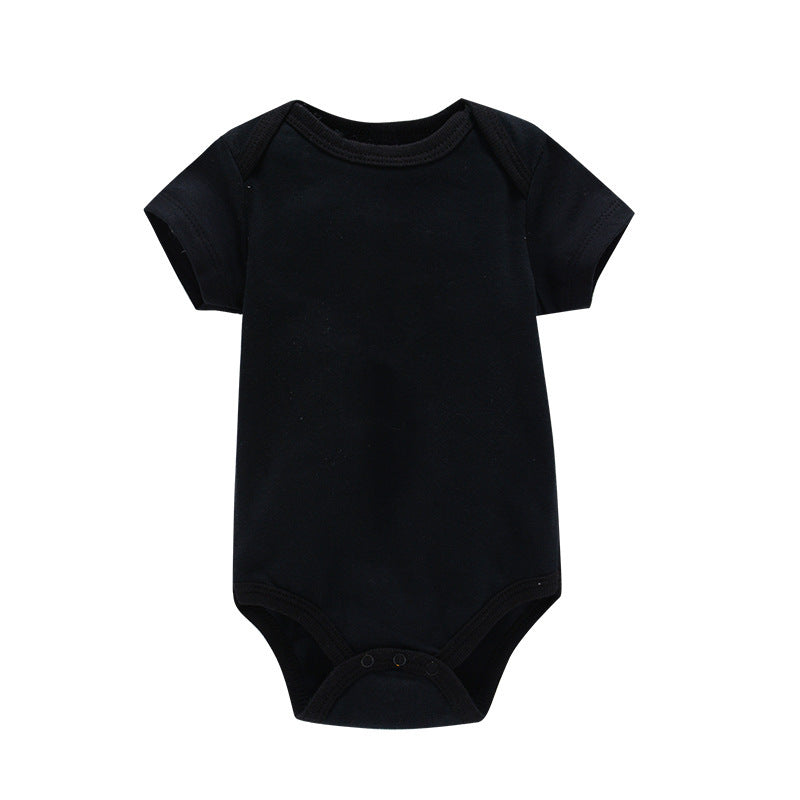 Organic Cotton Baby Romper | Short Sleeve Triangle Bodysuit for Boys & Girls 0-2Y