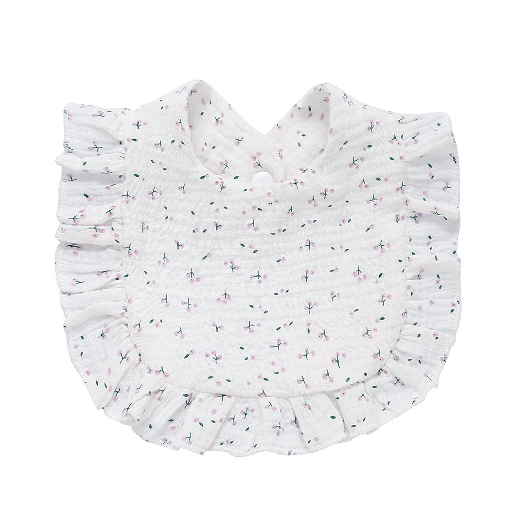 Babies' Printed Cotton Gauze Bib