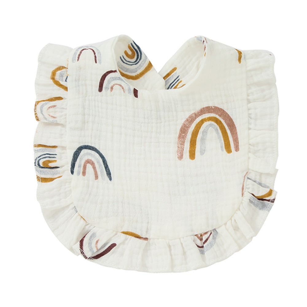 Babies' Printed Cotton Gauze Bib