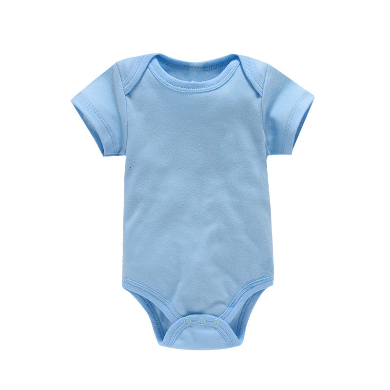 Organic Cotton Baby Romper | Short Sleeve Triangle Bodysuit for Boys & Girls 0-2Y