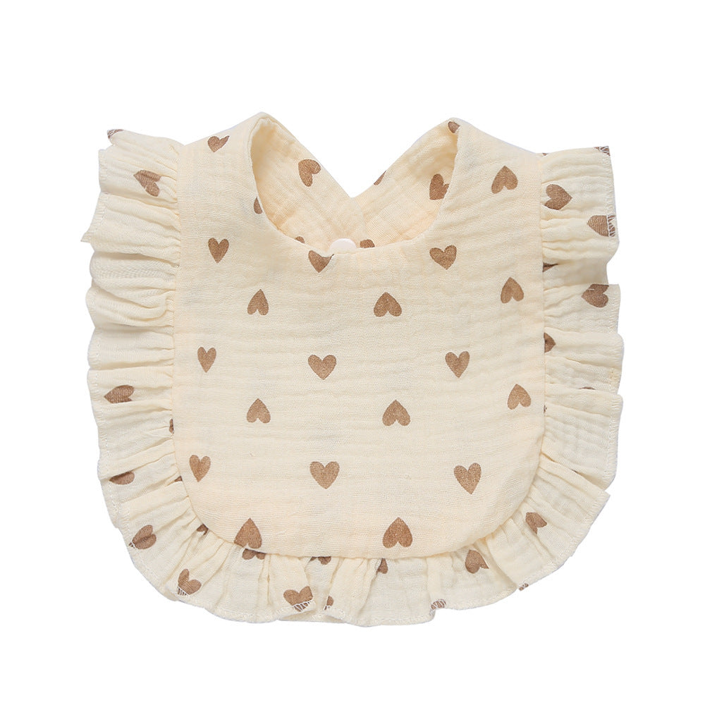 Babies' Printed Cotton Gauze Bib