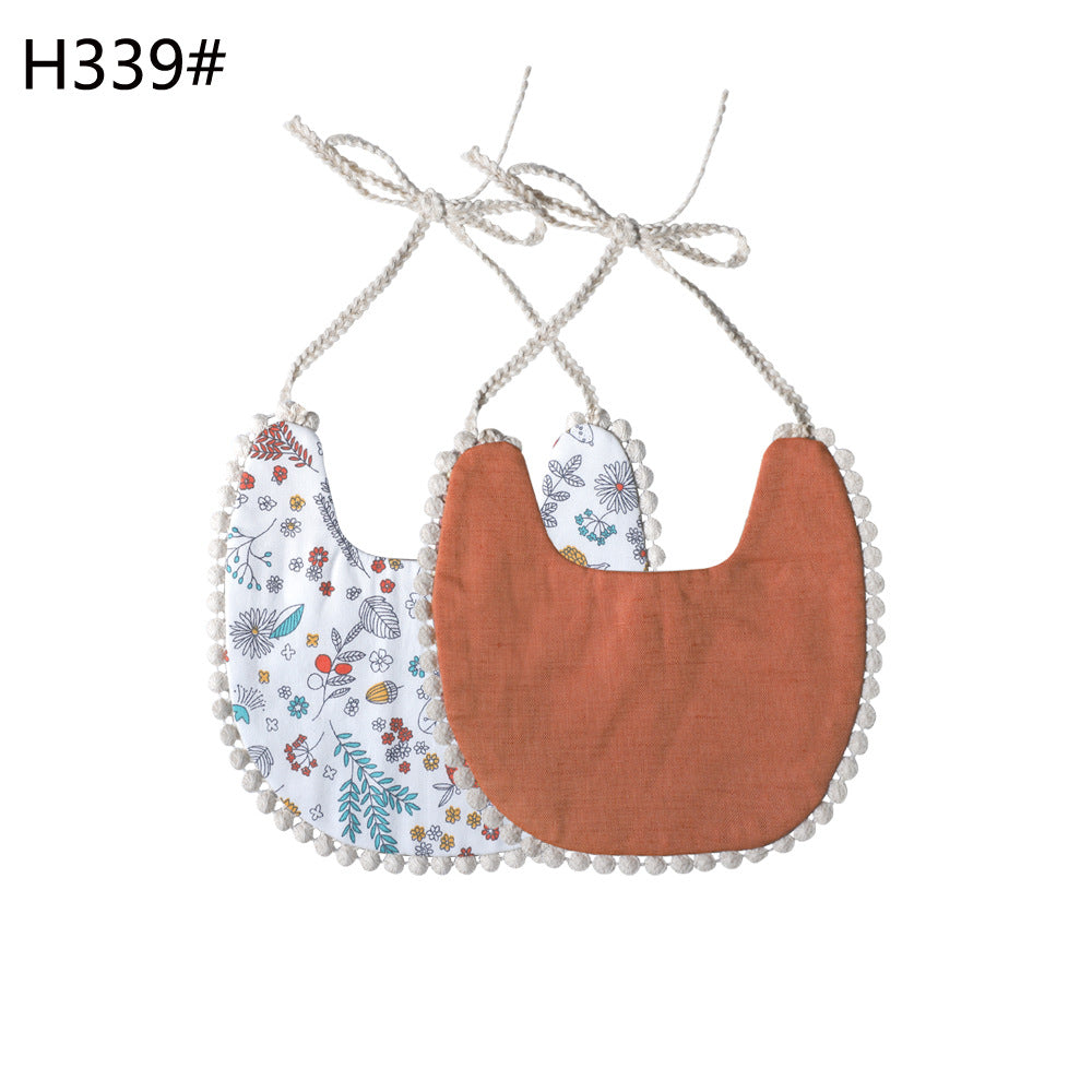 Pure Cotton Baby Bib Scarf | Soft & Absorbent Drool Towel for 0-3 Years
