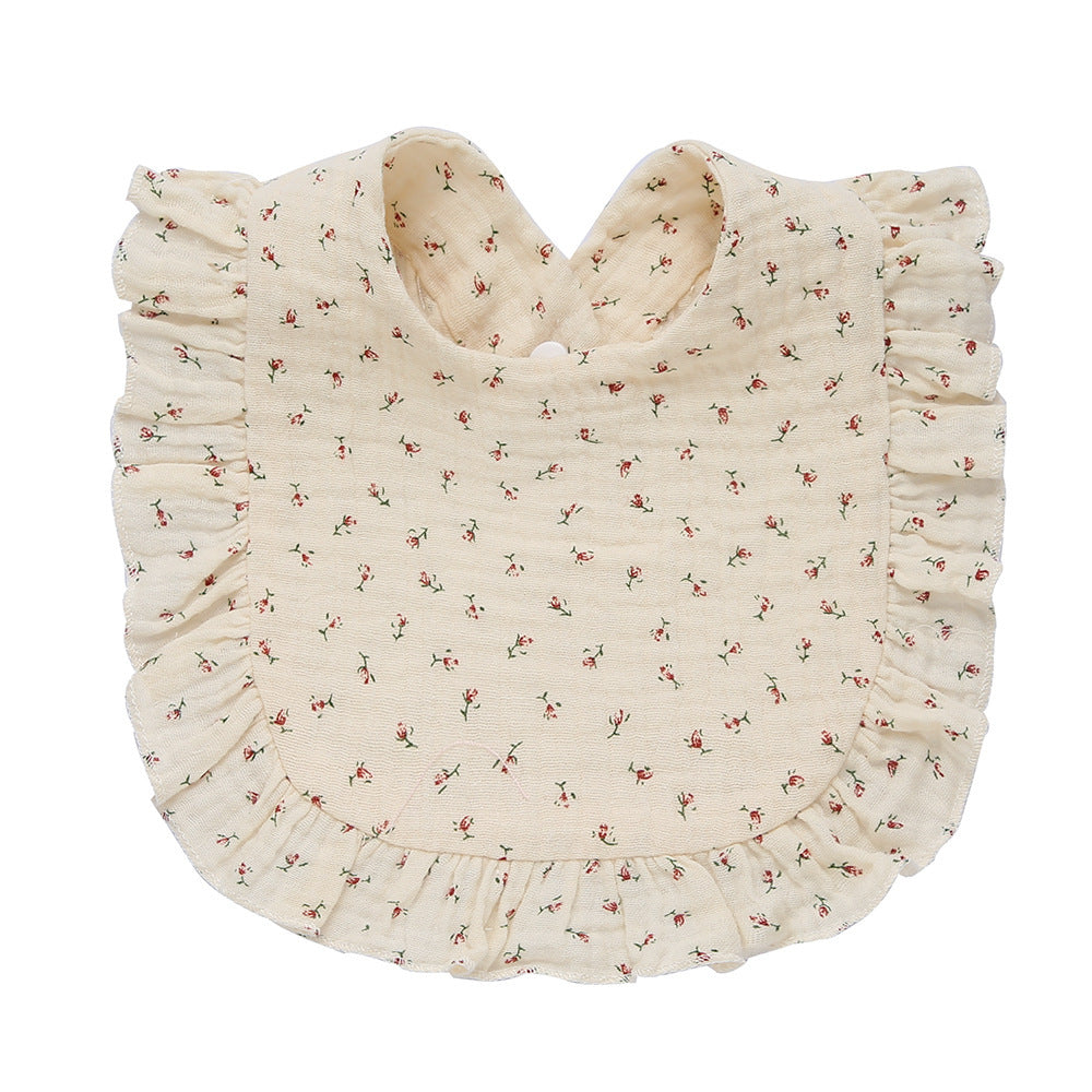 Babies' Printed Cotton Gauze Bib
